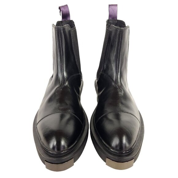 Eytys Nikita Leather Chelsea Boots 40 M 7.5 W 9 Unisex Black $370 - Picture 4 of 16